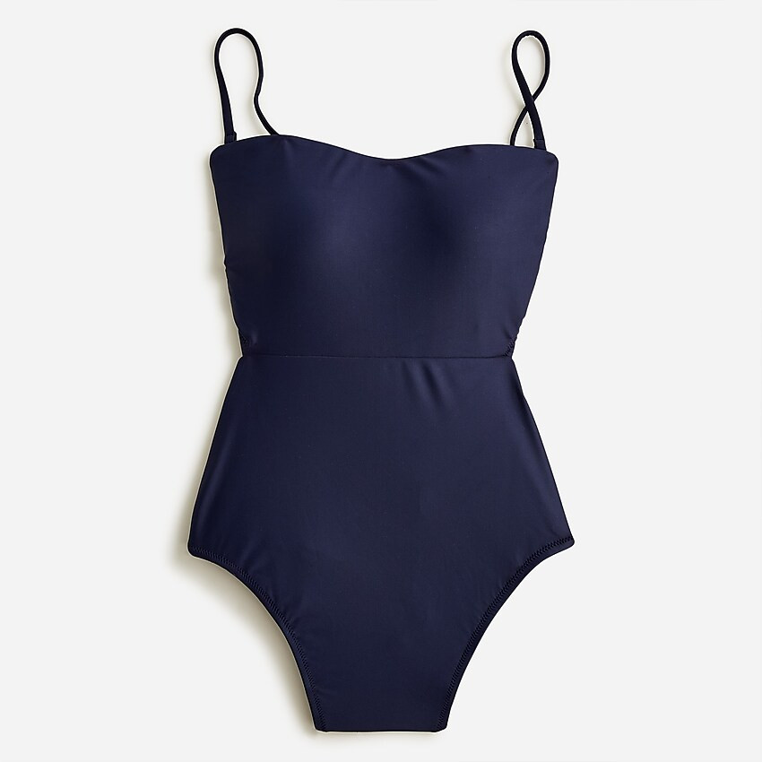 Cutout tie-back one piece | J. Crew US