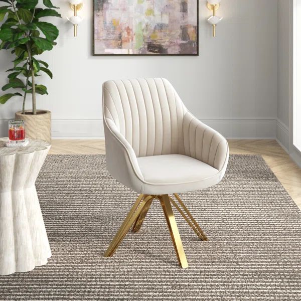 Brilliana Upholstered Swivel Accent Chair | Wayfair North America