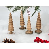 Hand Turned Wood Christmas Tree Rustic Red Oak Or Spalted Birch | Etsy (US)