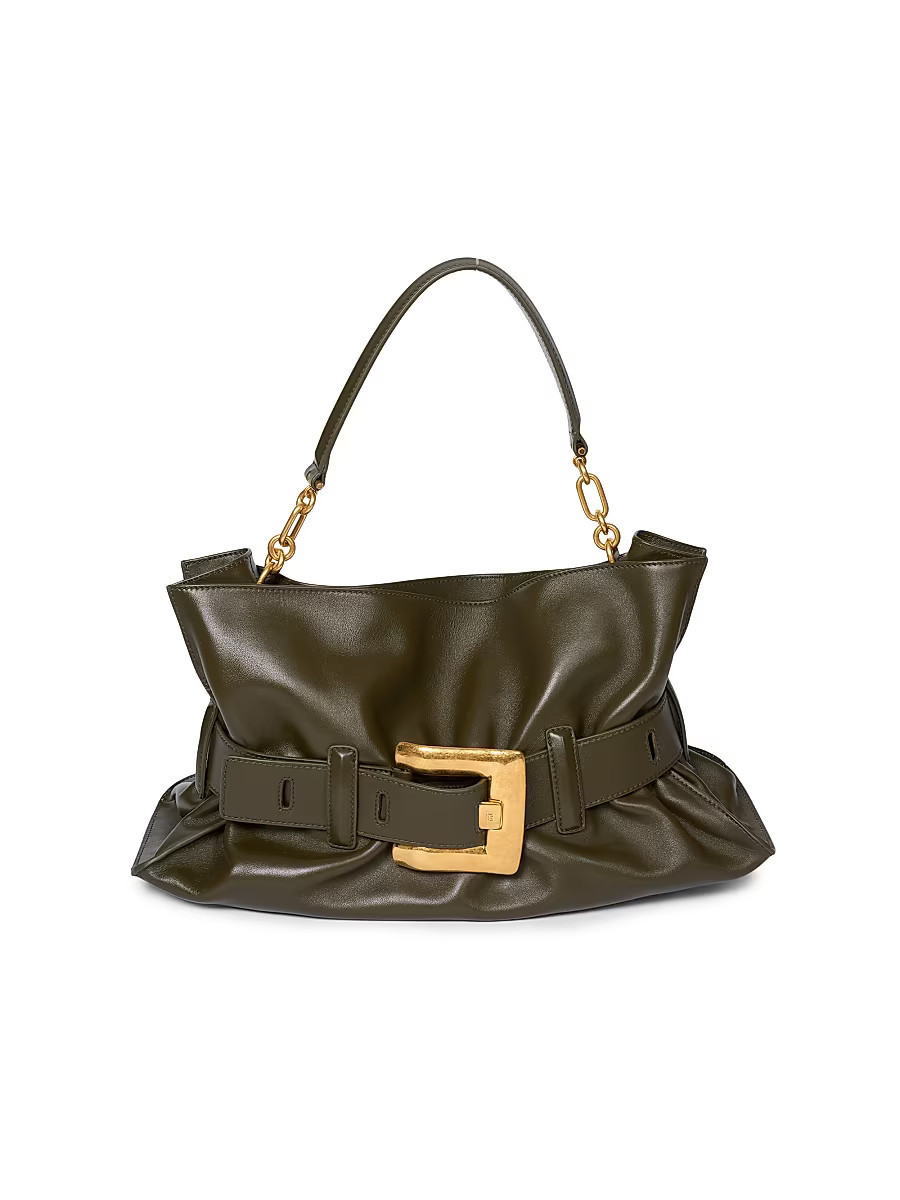 Women's Medium Anthem Leather Shoulder Bag - Jungle | Saks Fifth Avenue