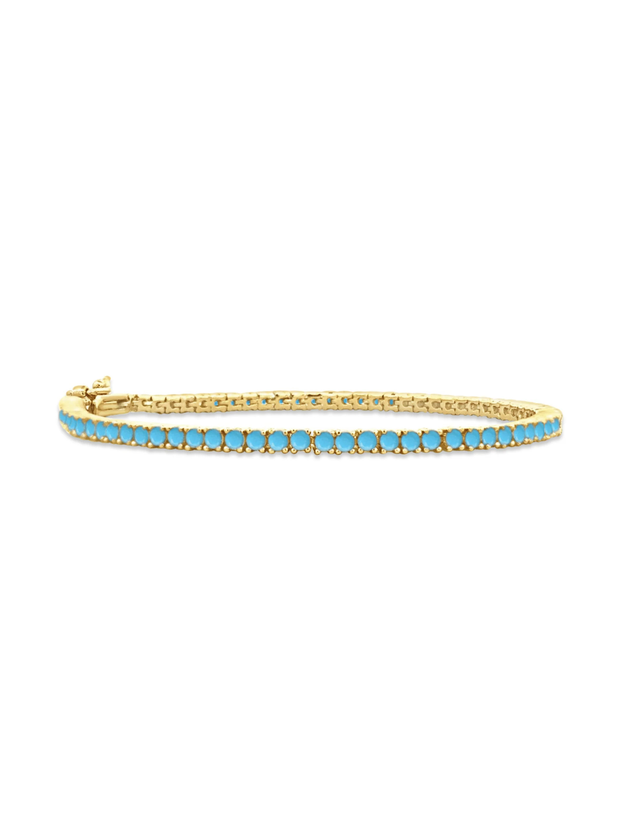 Turquoise Tennis Bracelet | leMel