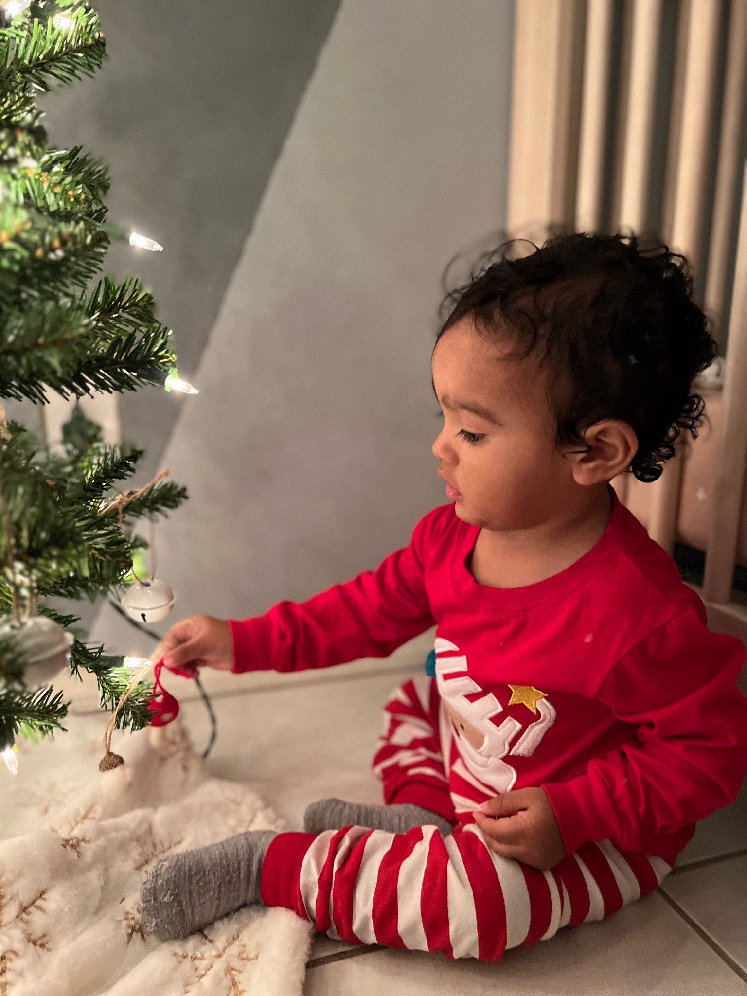 decorating his tree 🎄

#LTKHoliday #LTKbaby #LTKkids