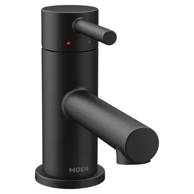 Align Single Hole Bathroom Faucet Moen Finish: Matte Black | Wayfair North America