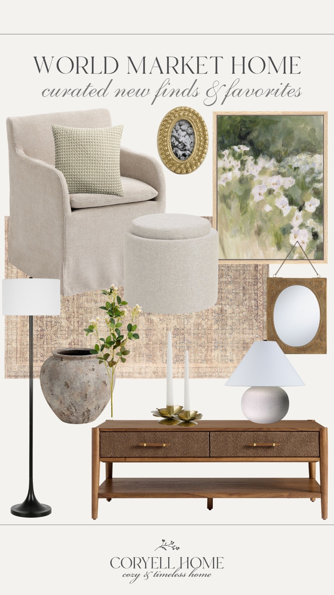 World Market Home finds and favorites 🤍 Prettiest spring furniture finds for such a great price! 

#LTKHome