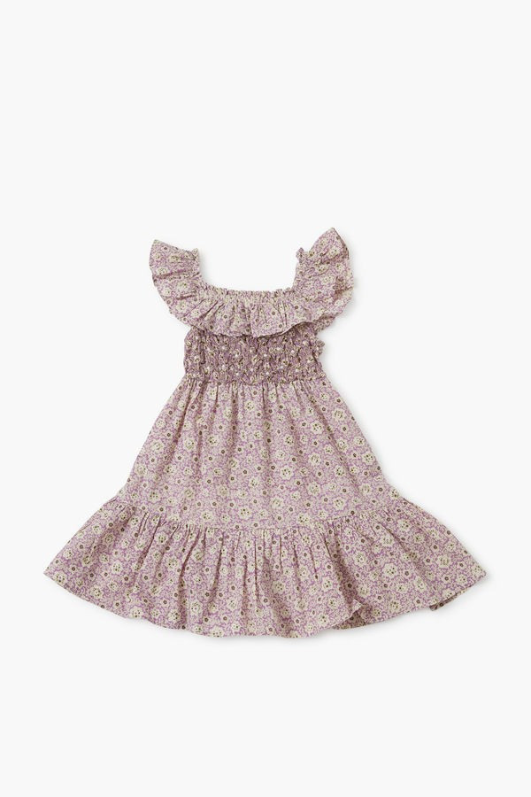 Lilac Ida Print Sleeveless Smocked Dress | Tuckernuck (US)