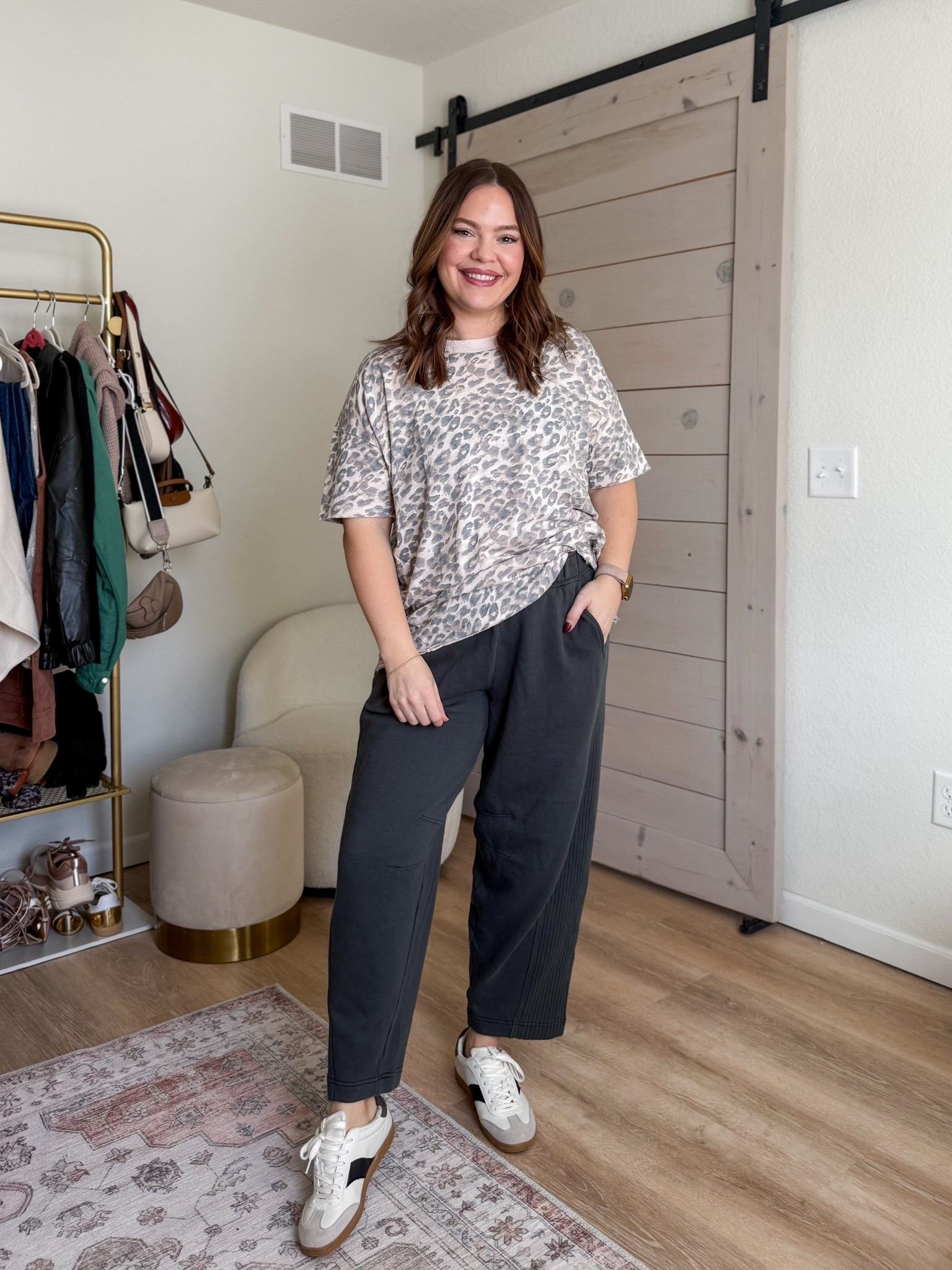 Aerie haul // oversized tee and barrel sweatpants both in size medium 

#LTKootd #LTKmomlife #LTKMidsize