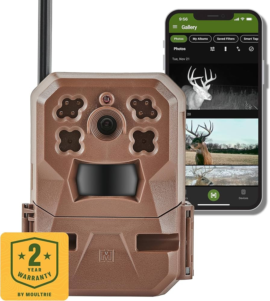 Moultrie Edge Cellular Trail Camera - Edge and Edge 2 - Nationwide 4G LTE - HD Video-Audio - Buil... | Amazon (US)