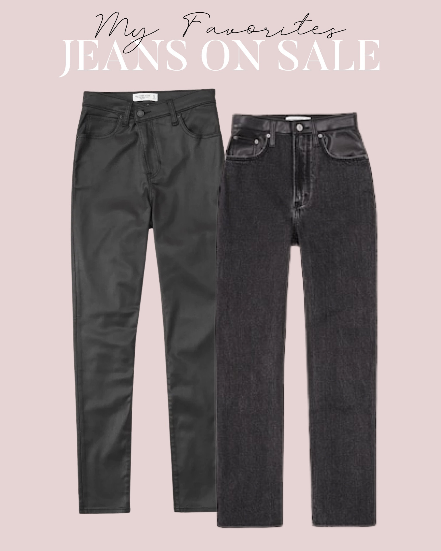 Black jeans straight ankle black coated jeans on sale size 24s 

#LTKsalealert #LTKunder50 #LTKunder100