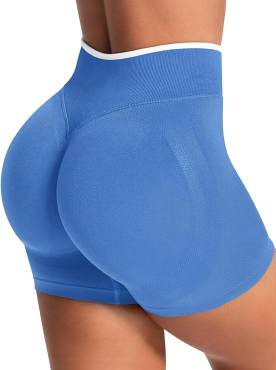 Aoysky Womens Workout Shorts 4.1" Scrunch Butt Biker Shorts High Waisted Yoga Gym Running Booty S... | Amazon (US)