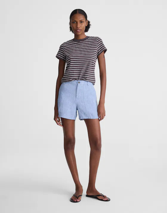The Zoe Short in 100% Linen | Madewell