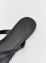Black PU Slip On Sandal- Mila | 4th & Reckless