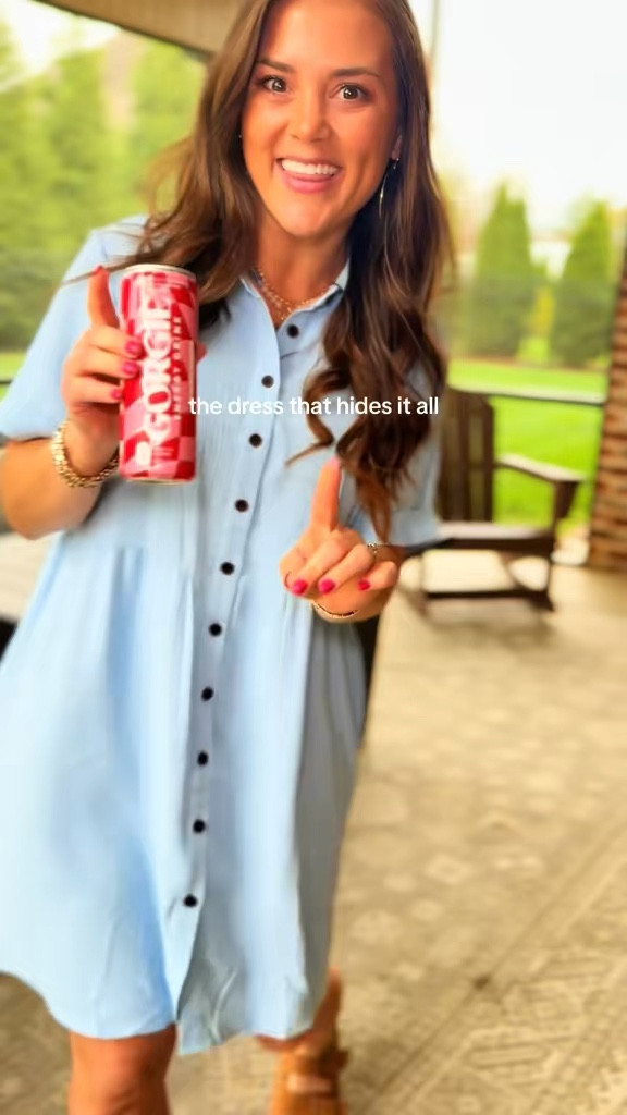 A babydoll dress that truly hides it all✨

#LTKgrwm #LTKWorkwear #LTKootd