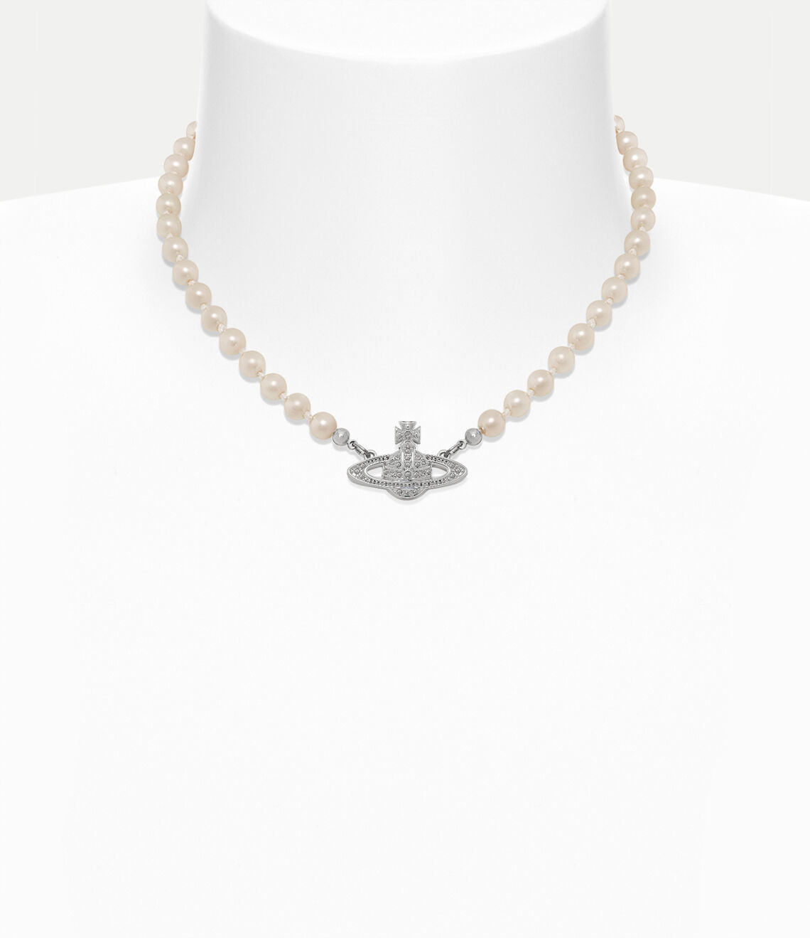 Mini bas relief pearl choker | Vivienne Westwood