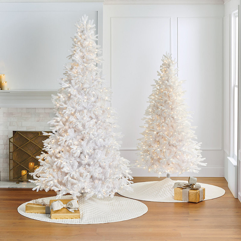 Pure White Fir Full Profile Tree - 7ft - Frontgate - Christmas Tree | Frontgate