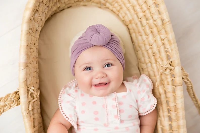Baby Turbans, Baby knot turban, baby headwrap, knit turban, baby hat, baby hair bow, Turban hat, ... | Etsy (US)