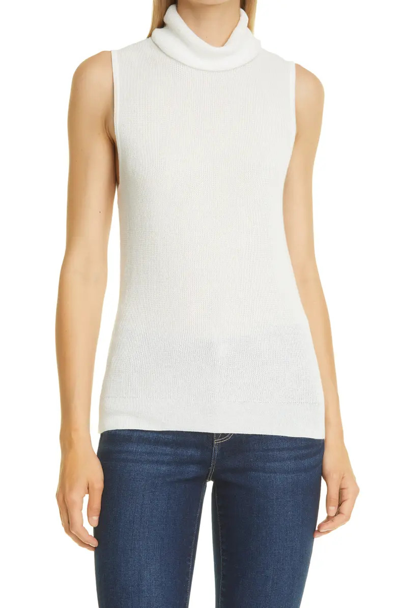 Sabrina Metallic Sleeveless Turtleneck Sweater | Nordstrom Rack