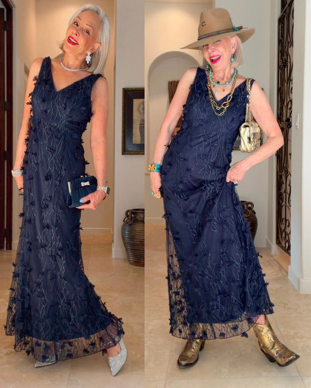 Special occasion dresses by Maggy London. This gown can be transformed into á bohemian look by changing out accessories.

#LTKOver40 #LTKgrwm #LTKMidsize