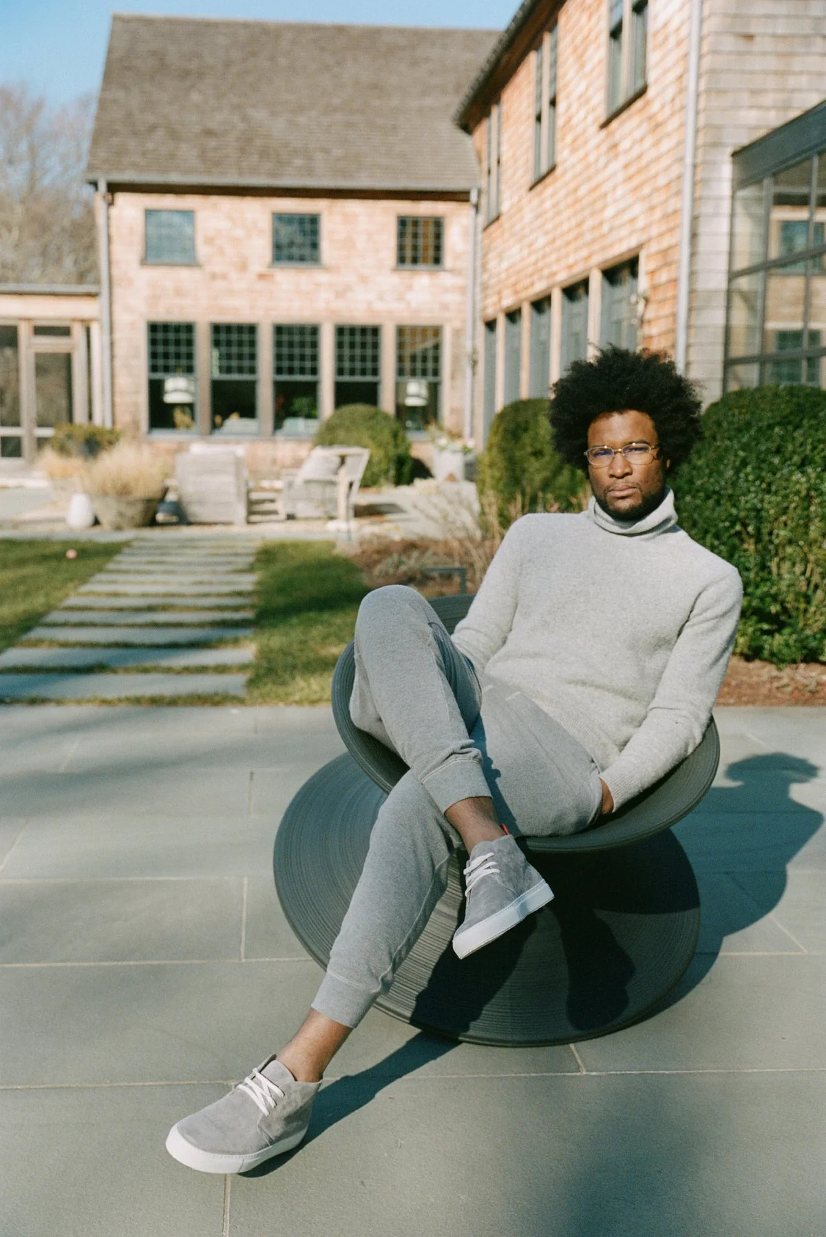 Men's Grigio Suede Chukka Sneaker | Over The Moon
