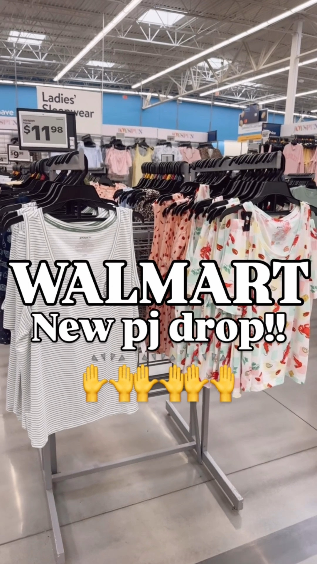 New prints in our favorite ultra soft pjs!!! 🙌 

#walmartpartner #pajamaday #walmartfinds #walmartstyle #joyspun 