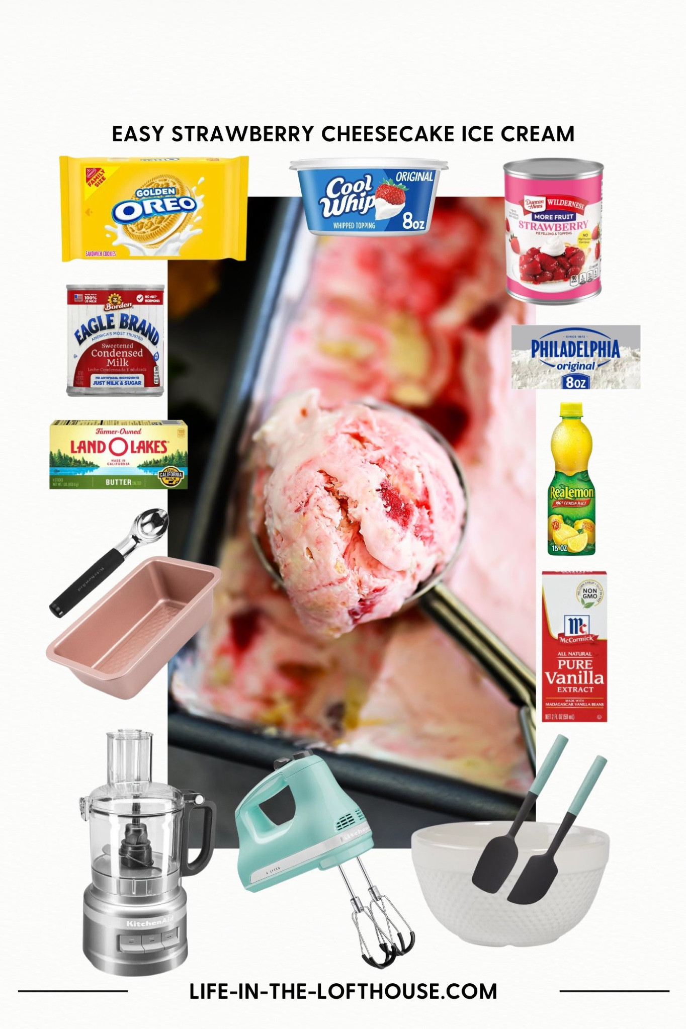 Easy Strawberry Cheesecake Ice Cream is so good you must TRY! 🍓 Full recipe at https://life-in-the-lofthouse.com/easy-strawberry-cheesecake-ice-cream-no-machine-required/
Ingredients, recipe, groceries, Walmart

#LTKfamily #LTKkids