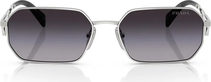 58mm Gradient Rectangular Sunglasses | Nordstrom