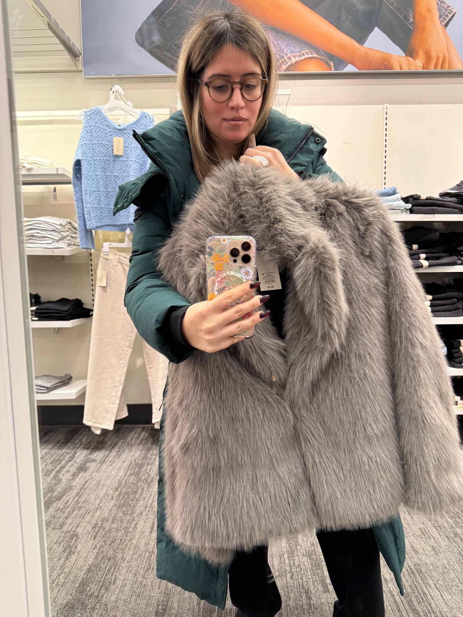 I saw this hanging on the rack and grabbed it so quickly! I’ve been wanting a faux fur coat/jacket for the winter season, so happy I found this at Target! 🎯 #LTKHoliday great for winter outfit looks! 

#LTKSeasonal #LTKParties
