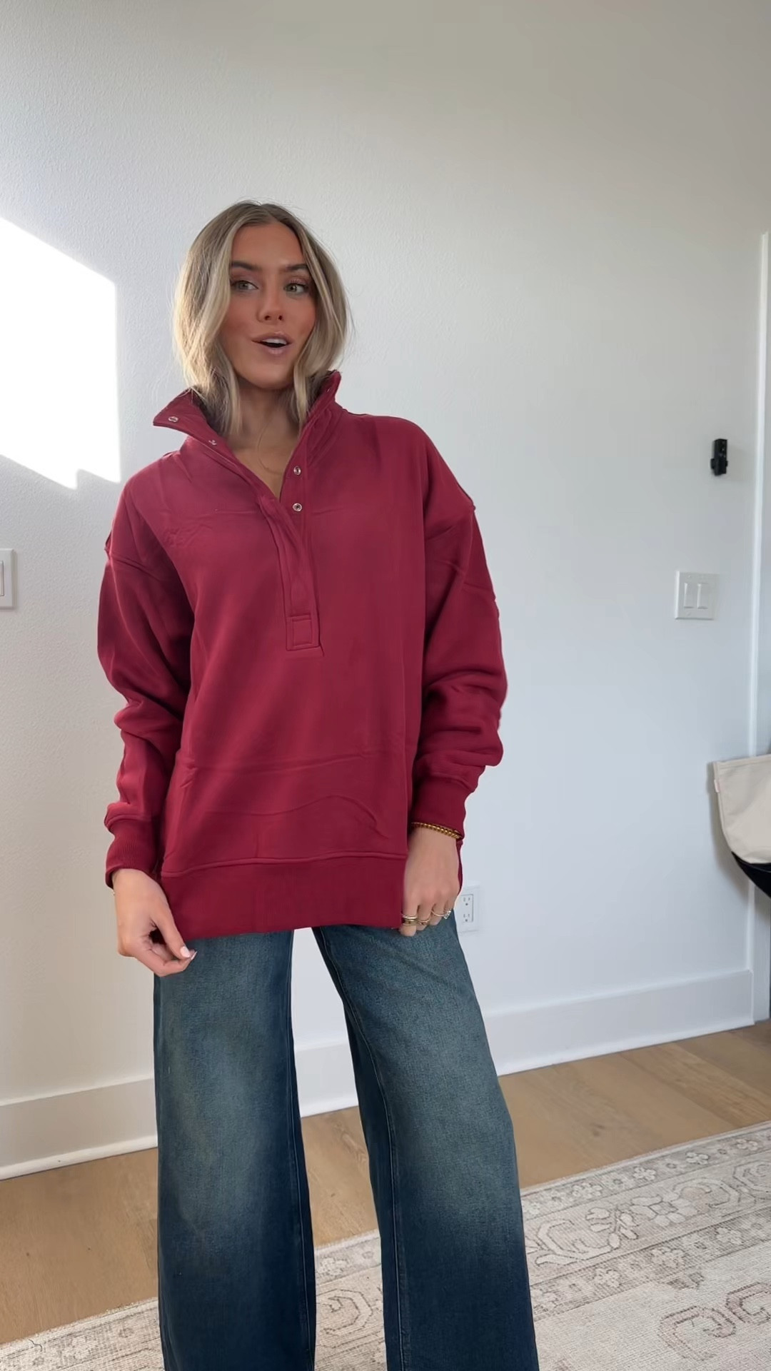 Our favorite oversized fleece jackets, but this time a new color ways! These are a free people inspired look for less and I wear them in the size small. Gacaky Sweatshirt for Women Oversized Casual Long Sleeve Button Henley Neck Pullover Tops Fashion Outfits Clothes



#LTKootd #LTKSaleAlert #LTKSeasonal