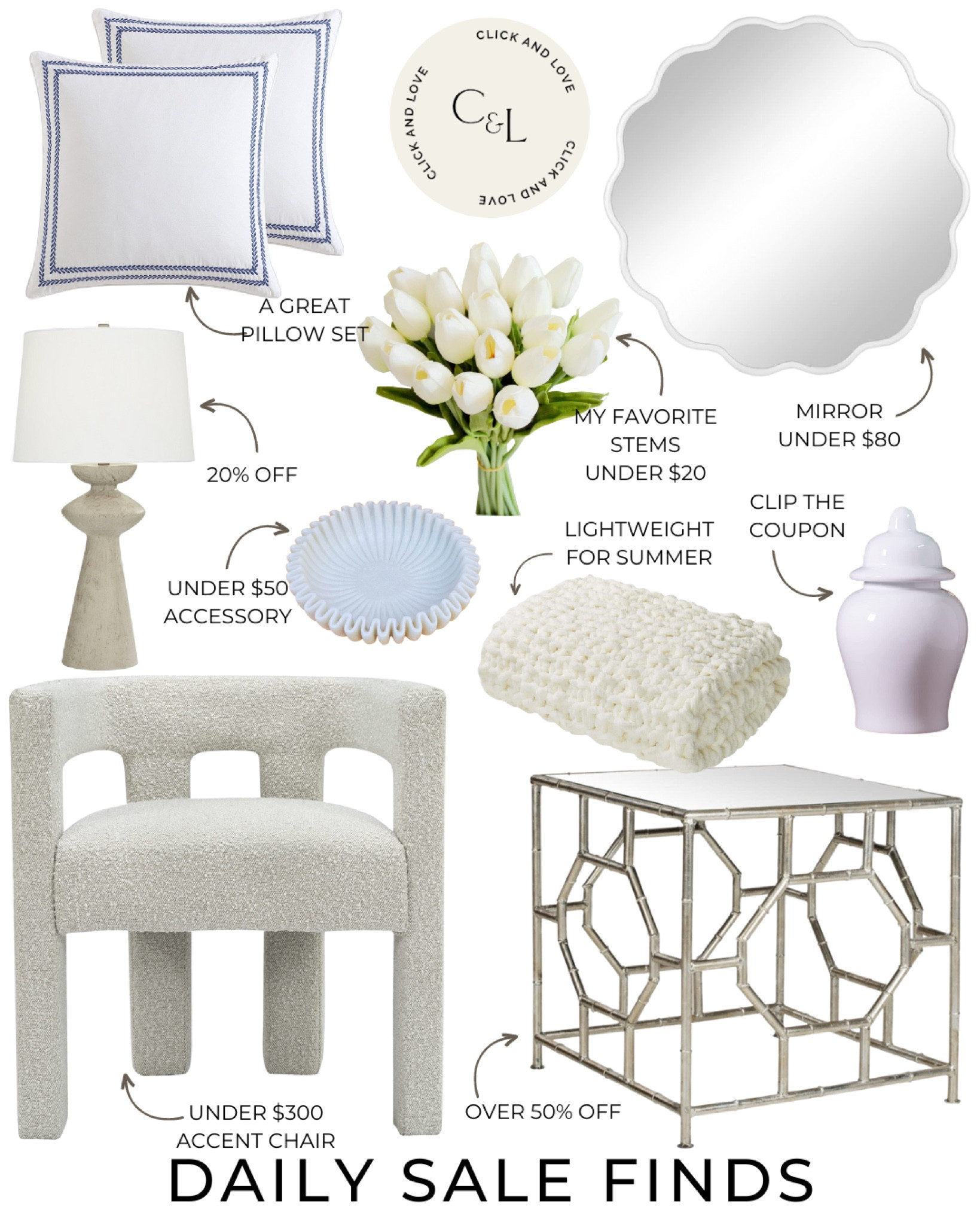 Home decor finds worth the click and all on sale! 

Accent chair, end table, planter, decorative accessory, decorative bowl, faux stems, lamp, mirror, accent pillow, Amazon, Amazon home, Amazon finds, Amazon must haves, Amazon sale, sale finds, sale alert, sale #amazon #amazonhome



#LTKsalealert #LTKhome #LTKstyletip