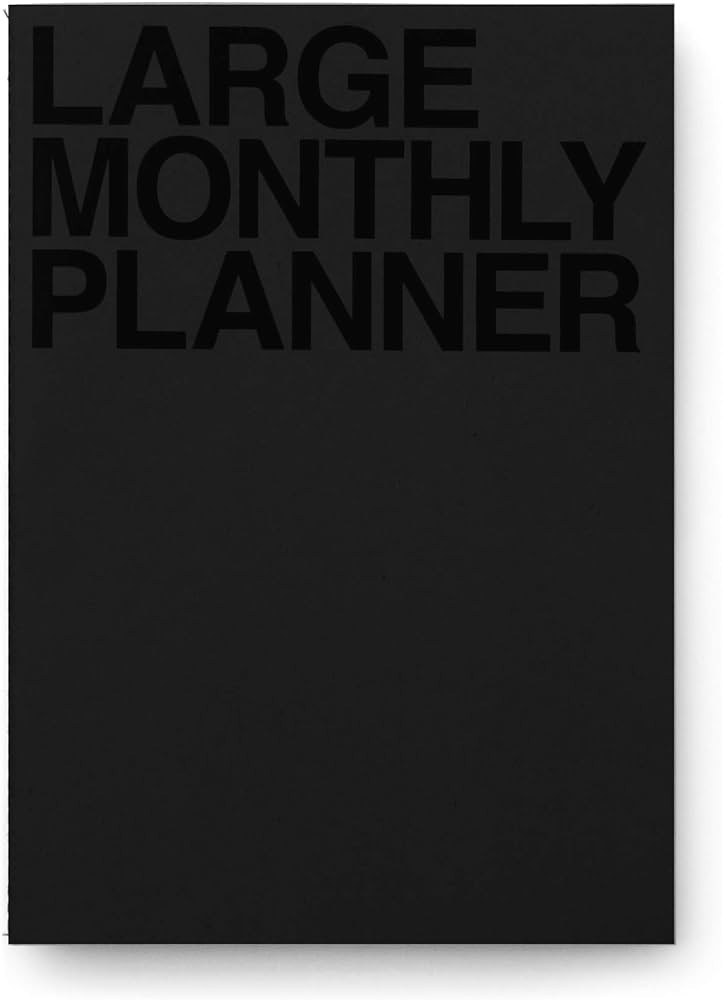 JSTORY Large Monthly Planner Lays Flat Undated Year Round Flexible Cover Goal/Time Organizer Thic... | Amazon (US)