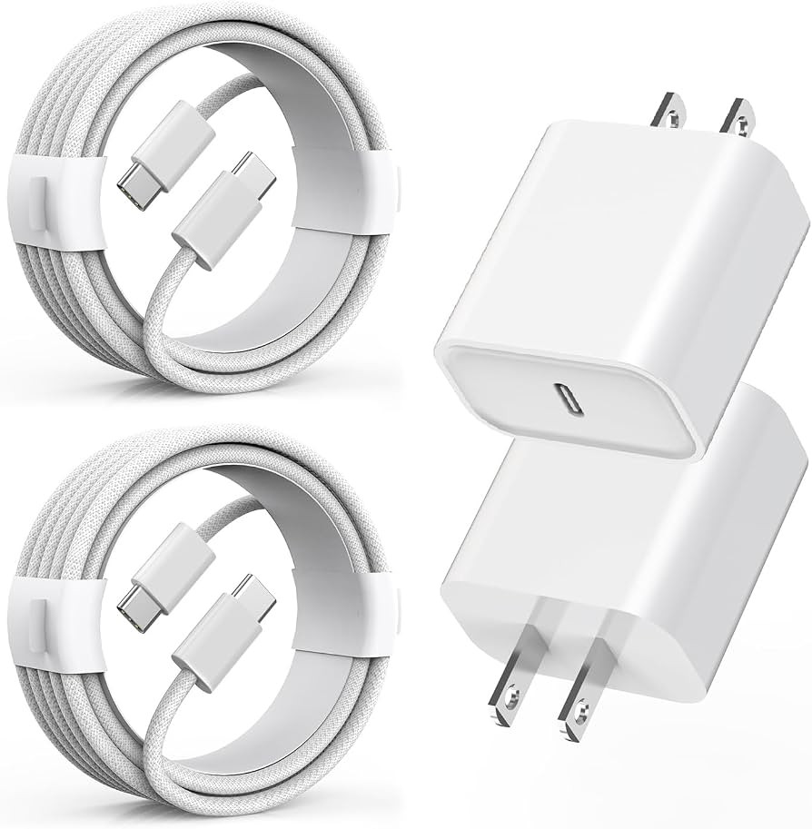 Long Charger for iPhone 16 15 Charger Fast Charging,20W USB C PD iPad Charger 2-Pack 6FT Type C t... | Amazon (US)
