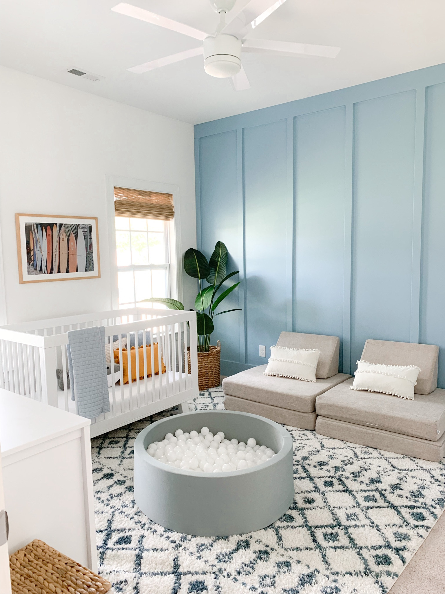Surf’s Up! 🏄🏻‍♂️ Coastal Boy Nursery

boy nursery, surf nursery, coastal nursery boy room, white crib, kids ball pit, boy nursery rug, boy nursery inspo ideas 

#LTKHome #LTKBaby #LTKKids