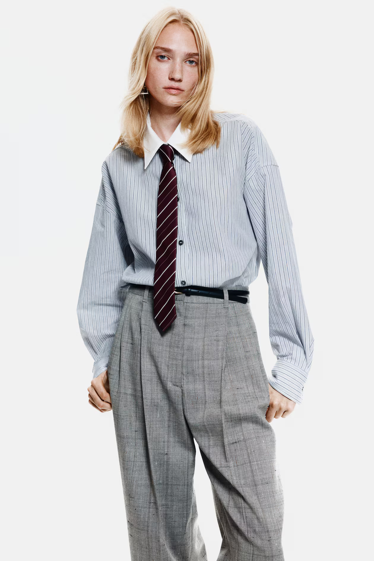 Oversized Popelinebluse | H&M (DE, AT, CH, NL, FI)