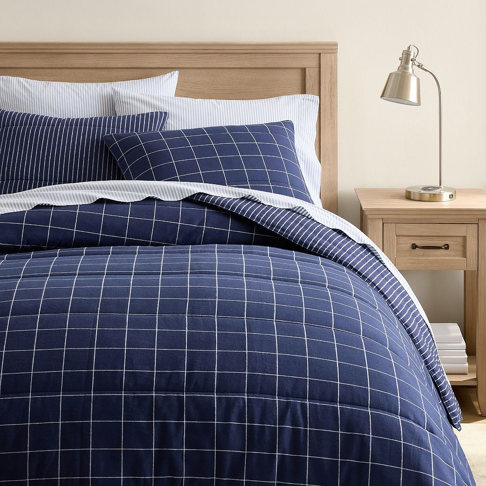 Easton Reversible Comforter | Pottery Barn Teen