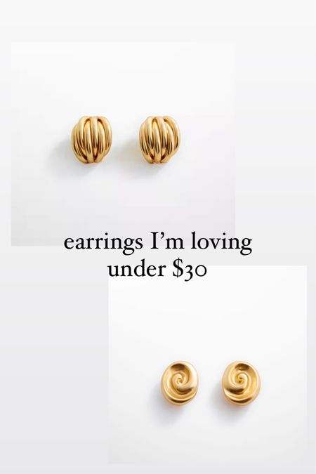 Gold statement earrings for summer 

#LTKFindsUnder50 #LTKStyleTip #LTKGiftGuide