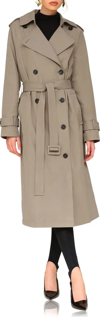 Avec Les Filles City Relaxed Water Resistant Belted Trench Coat | Nordstrom | Nordstrom