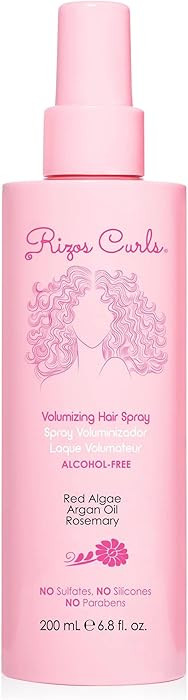 Rizos Curls Alcohol-Free Curl Hair Spray – Flexible Hold, Volume & Frizz Control – Adds Shine... | Amazon (US)