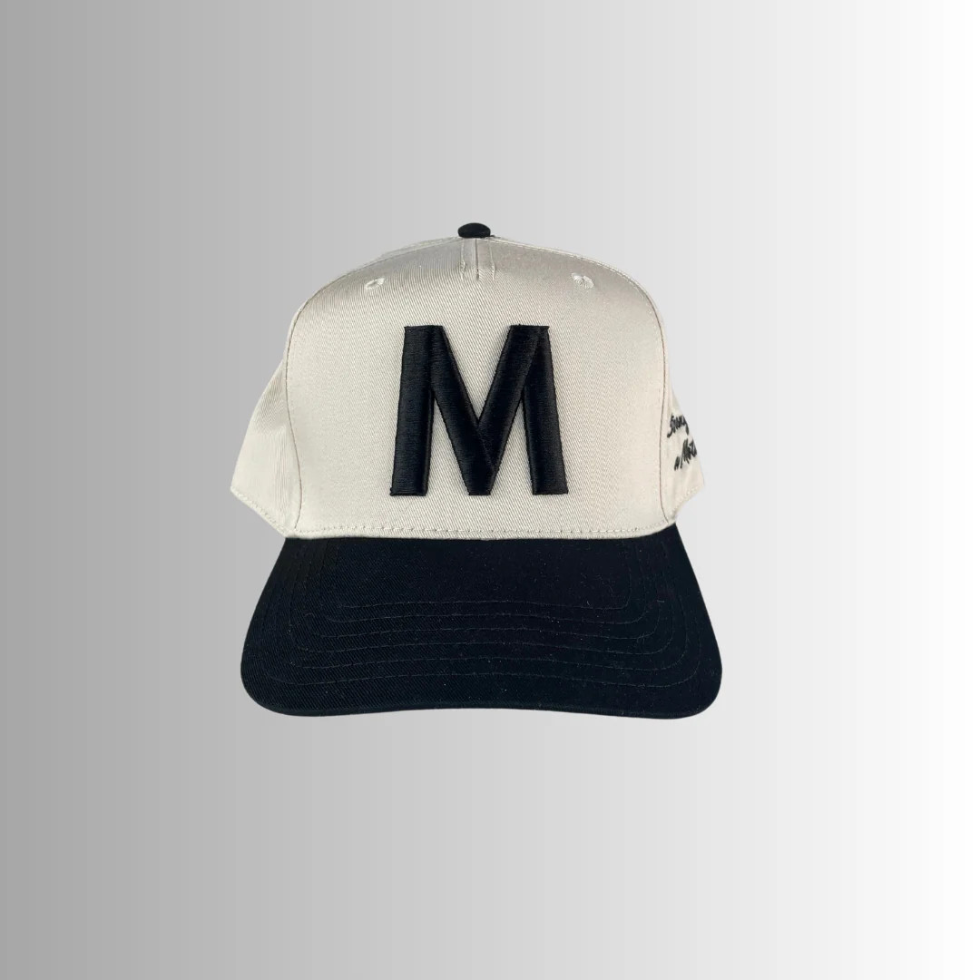 The Mother Letter Hat - Cream/Black | Mother Hats
