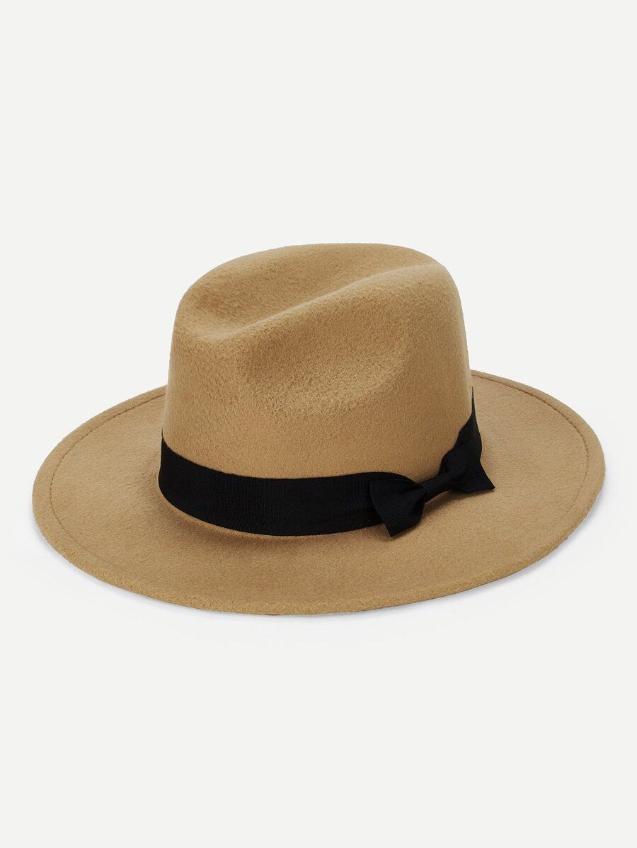 Bow Decorated Panama Hat | SHEIN