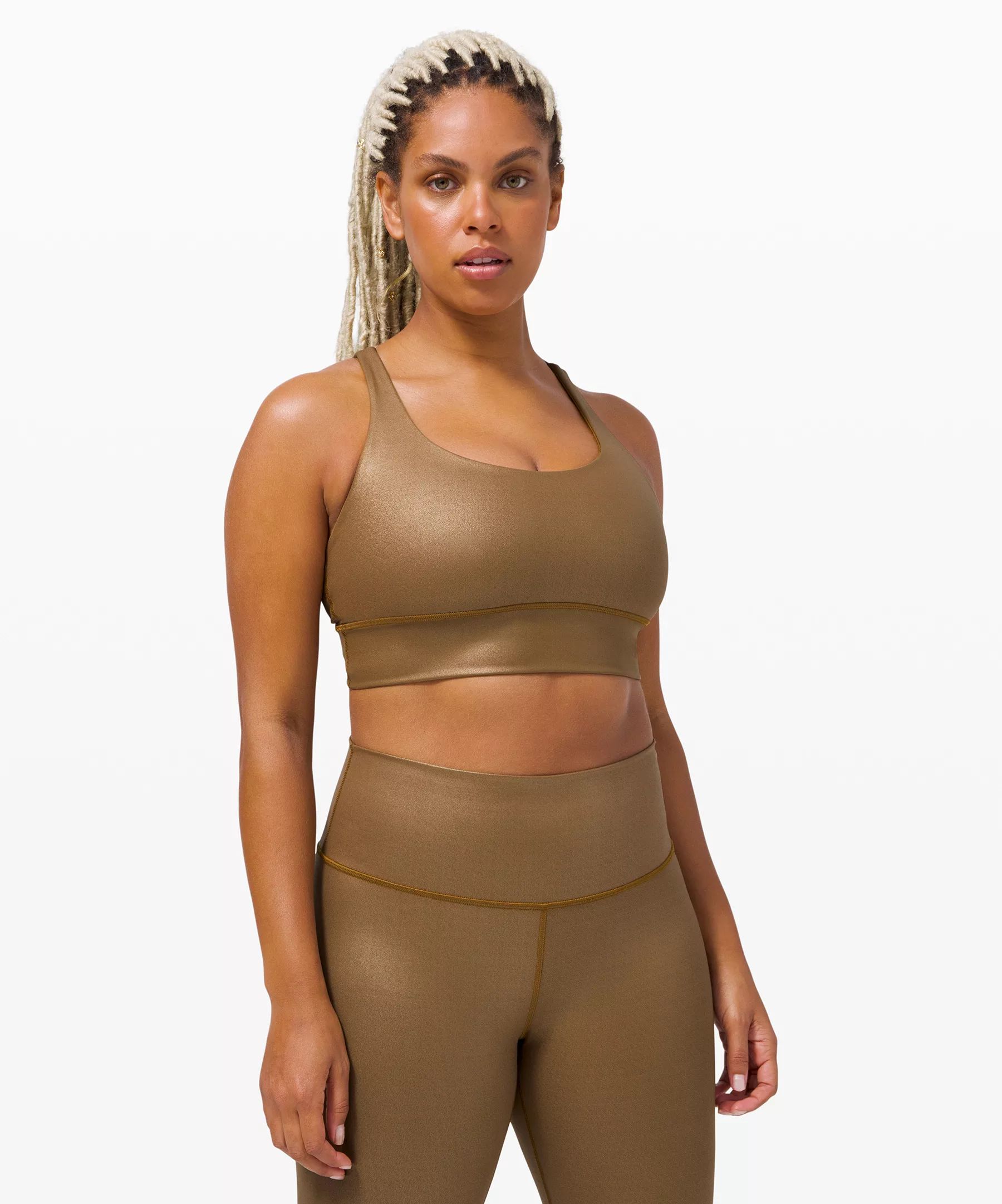 Energy Bra Long Line Shine Medium Support, B–D Cup | Lululemon (US)