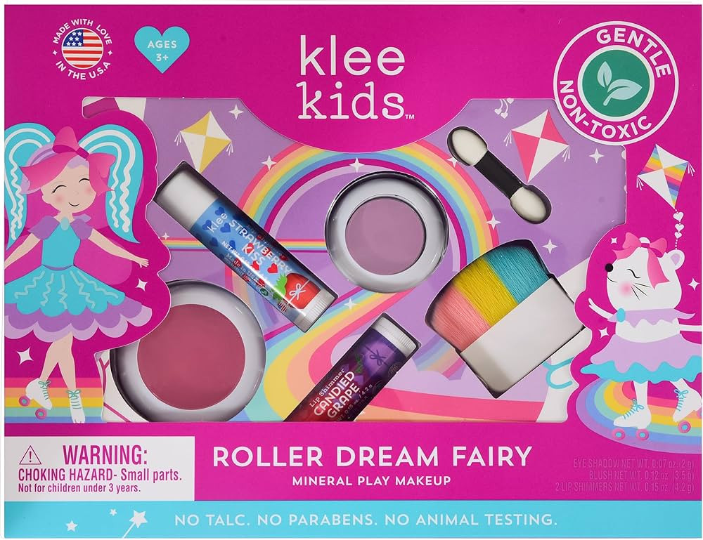 Luna Star Klee Kids Mineral Makeup Kit. Gentle and Non-Toxic. Kid-Friendly. Made in USA. (Roller ... | Amazon (US)