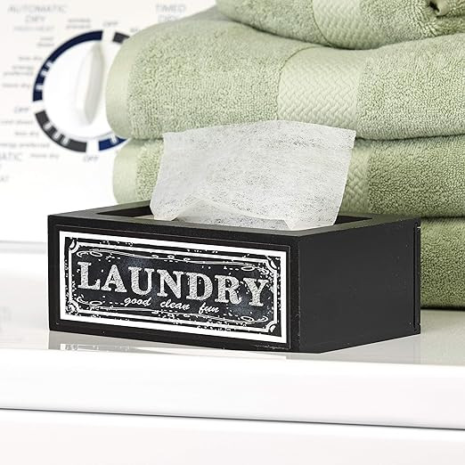 The Lakeside Collection Farmhouse Laundry Softener Dispenser Cover - Good Clean Fun | Amazon (US)