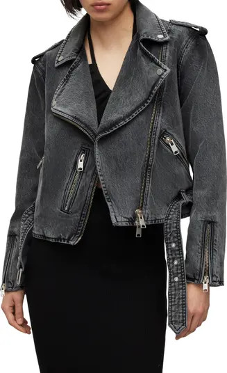 Balfern Denim Biker Jacket | Nordstrom