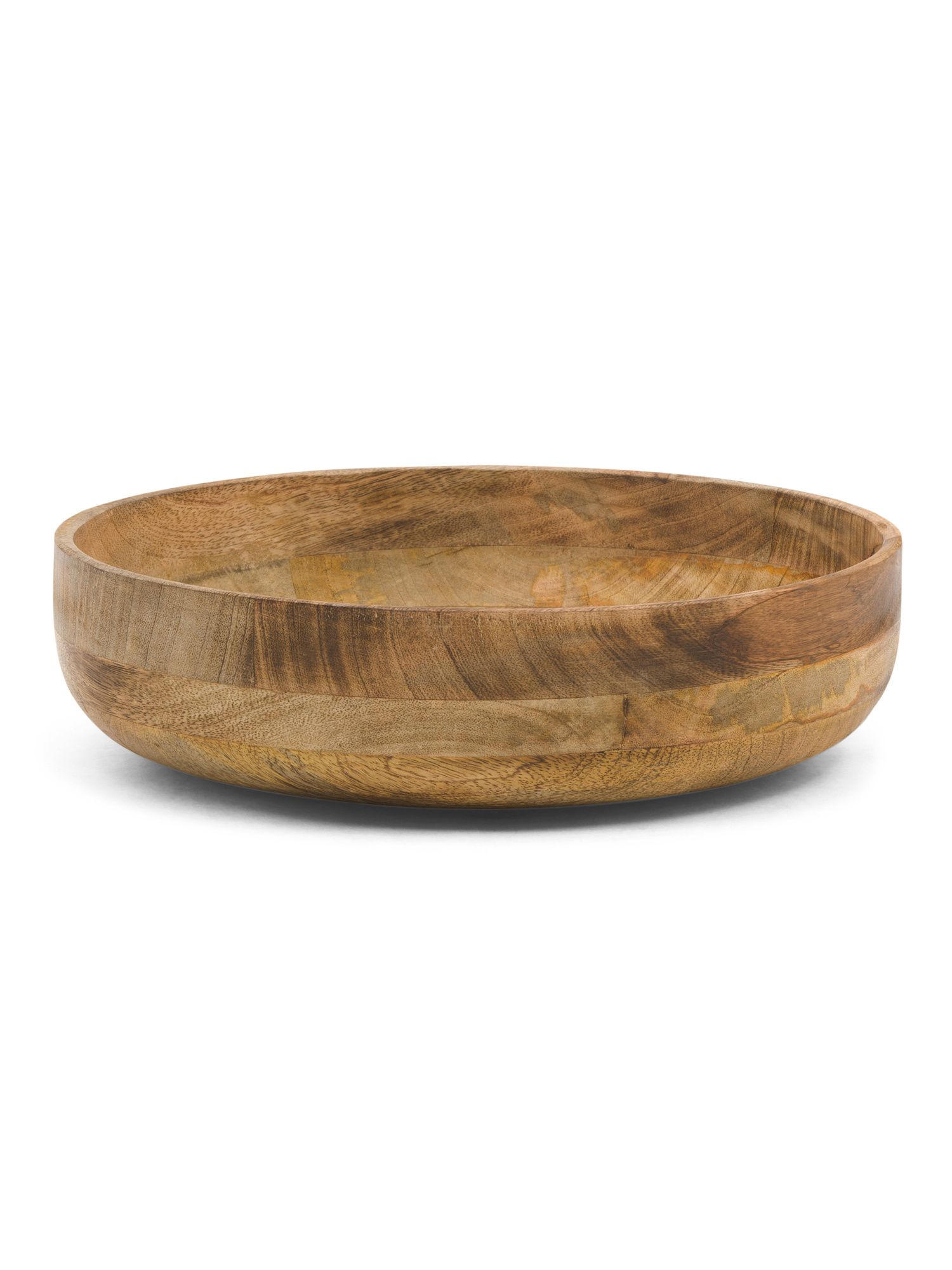 14in Decorative Wood Bowl | TJ Maxx