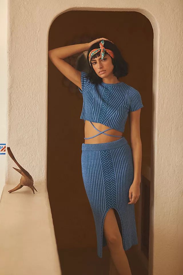 Knit Midi Skirt Set | Anthropologie (US)