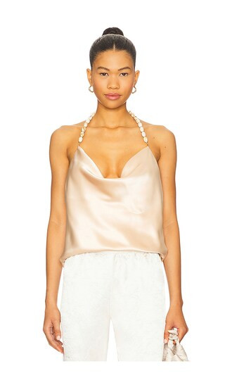 Alba Tank in Honey Beige | Revolve Clothing (Global)