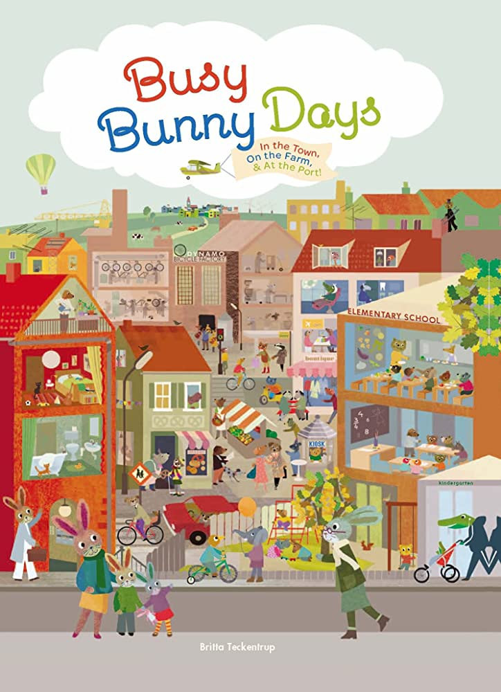 Busy Bunny Days: In the Town, On the Farm & At the Port | Amazon (US)