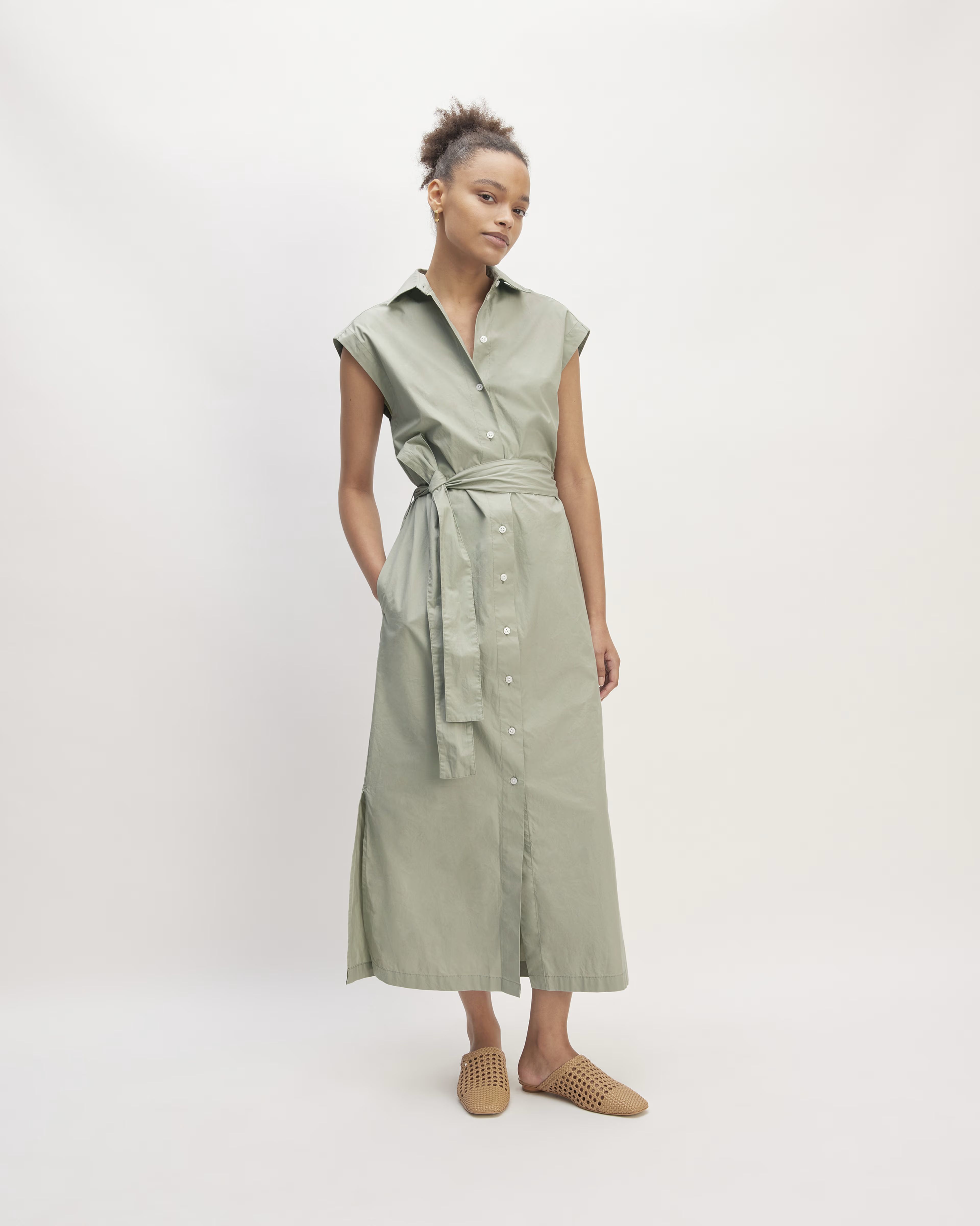 The Supima® Cotton Short-Sleeve Shirt Dress | Everlane