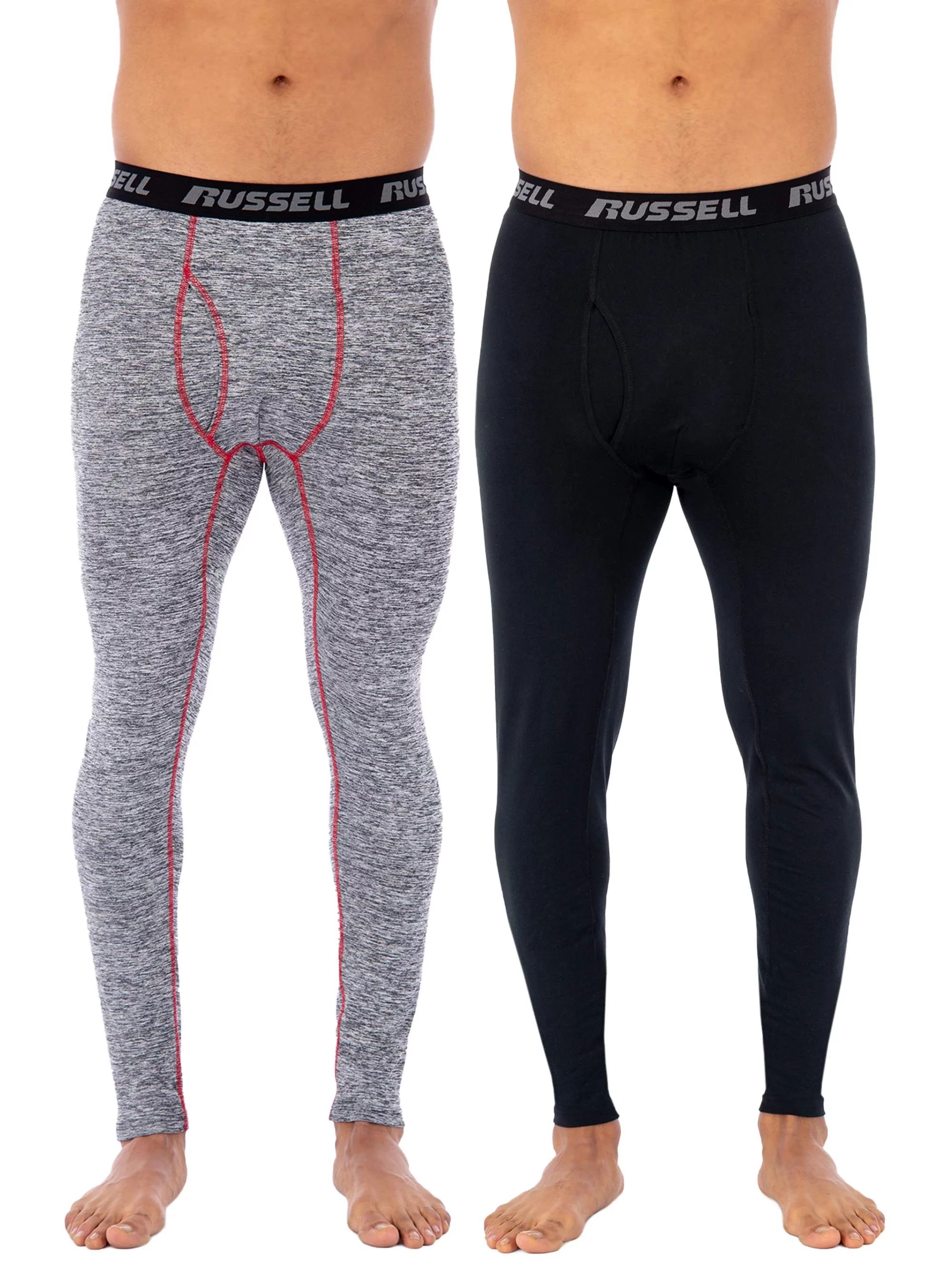 Russell Men's L2 Active Performance Base Layer Thermal Pant, Value 2 Pack | Walmart (US)