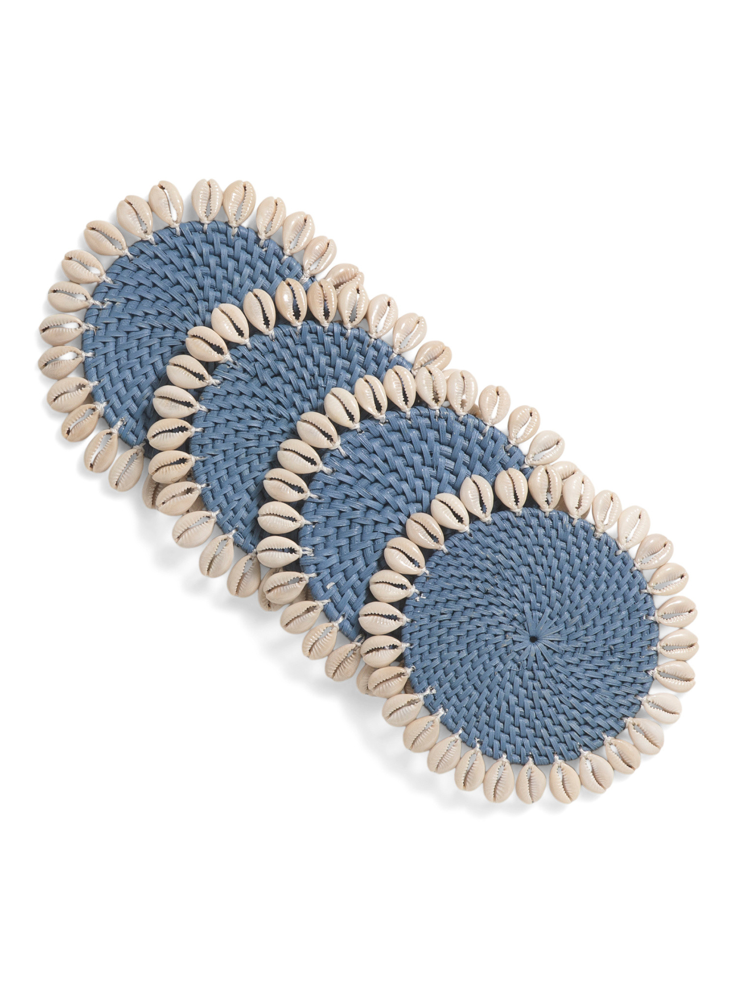 Set Of Four Capiz Coasters With Gift Box | TJ Maxx