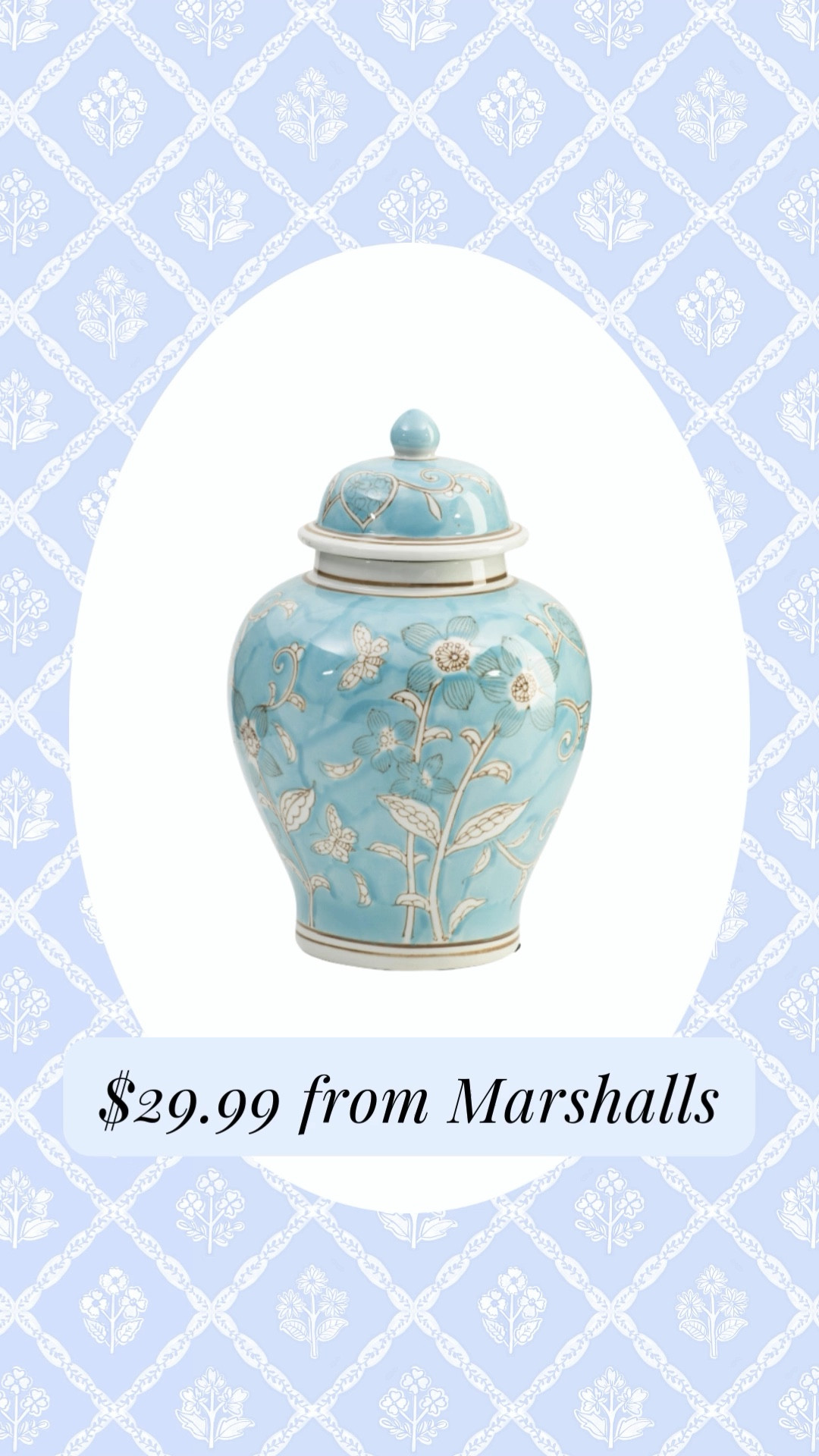 Grandmillennial chinoiserie ginger jar

#LTKSaleAlert #LTKFindsUnder50 #LTKHome